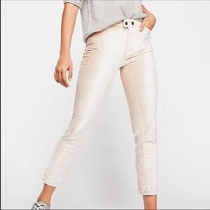 We The Free Cream Ankle Pants